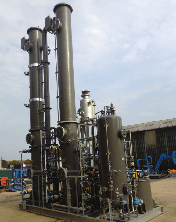 Syngas cleaning package